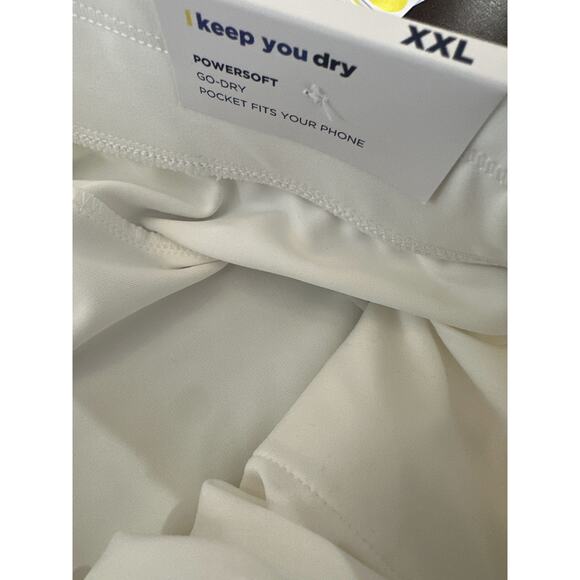 NWT Old Navy High Waisted PowerSoft Shorts White 3" inseam Women's Size XXL - Picture 8 of 11